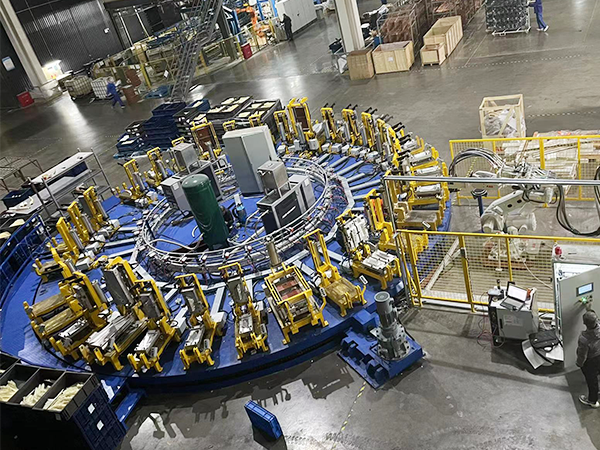 Línea de producción de espuma para sombrillas 