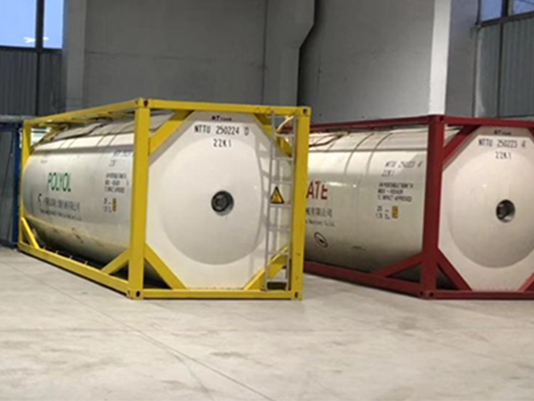 Sistema de almacenamiento y transporte de ciclopentano.