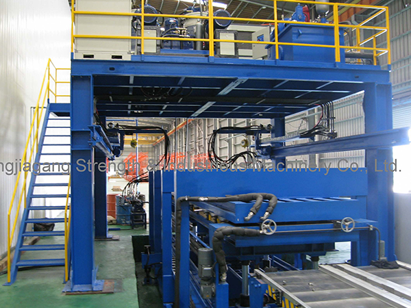 Línea de espumado de placas sándwich PSP